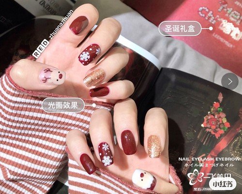 一飛美甲推薦2019年圣誕節(jié)爆款美甲
