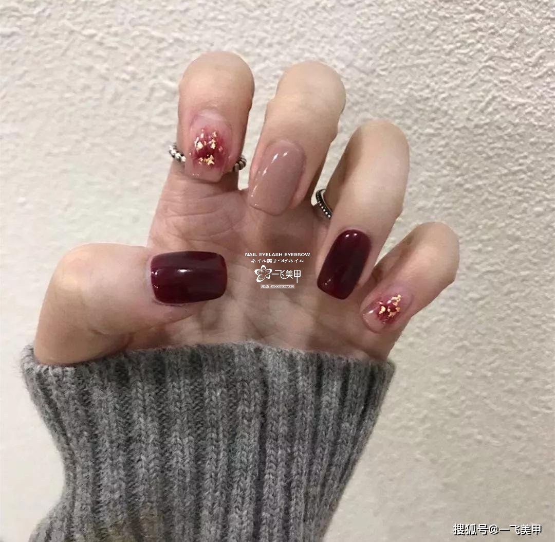 顯白又美艷，葡萄酒紅美甲誰(shuí)都抵擋不了！