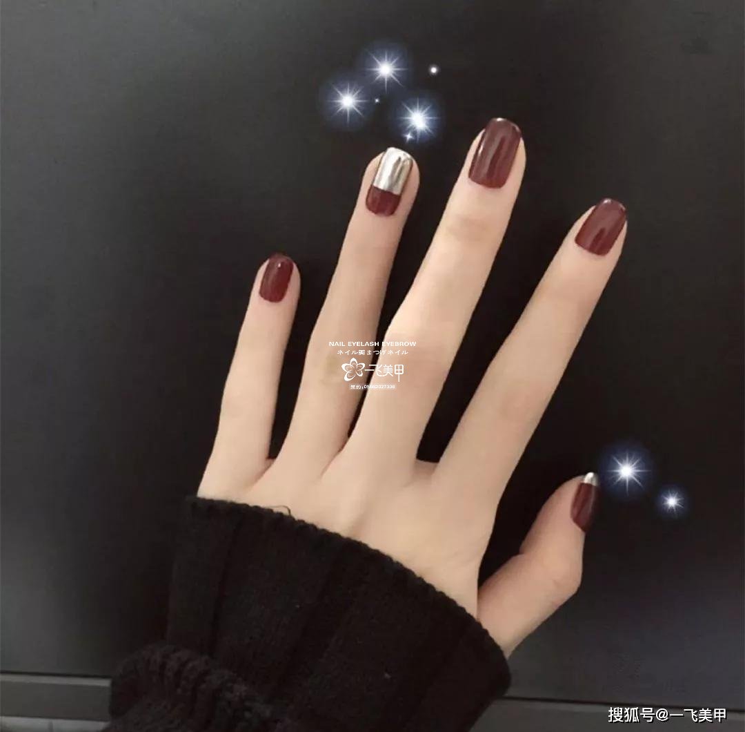 顯白又美艷，葡萄酒紅美甲誰都抵擋不了！