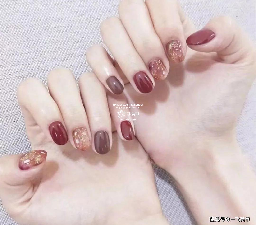 顯白又美艷，葡萄酒紅美甲誰都抵擋不了！