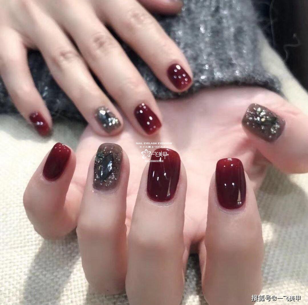 顯白又美艷，葡萄酒紅美甲誰(shuí)都抵擋不了！