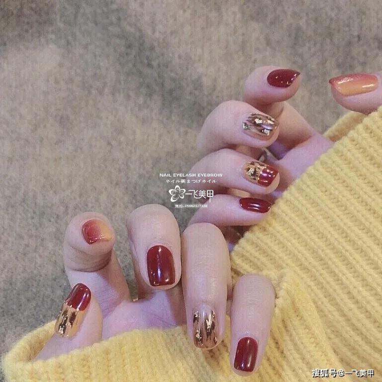 精選日式豹紋美甲，超好看