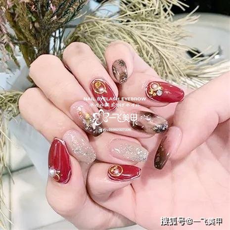 精選日式豹紋美甲，超好看
