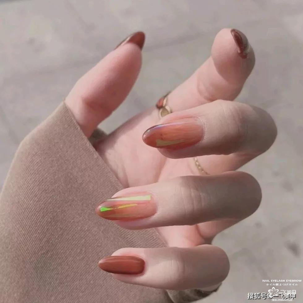初春做漸變美甲，真的很美~