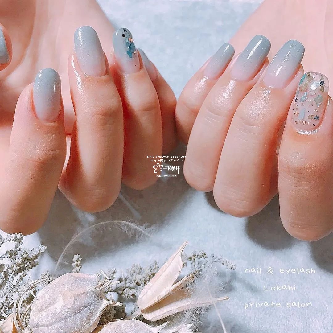 溫柔的漸變美甲，喚醒春天
