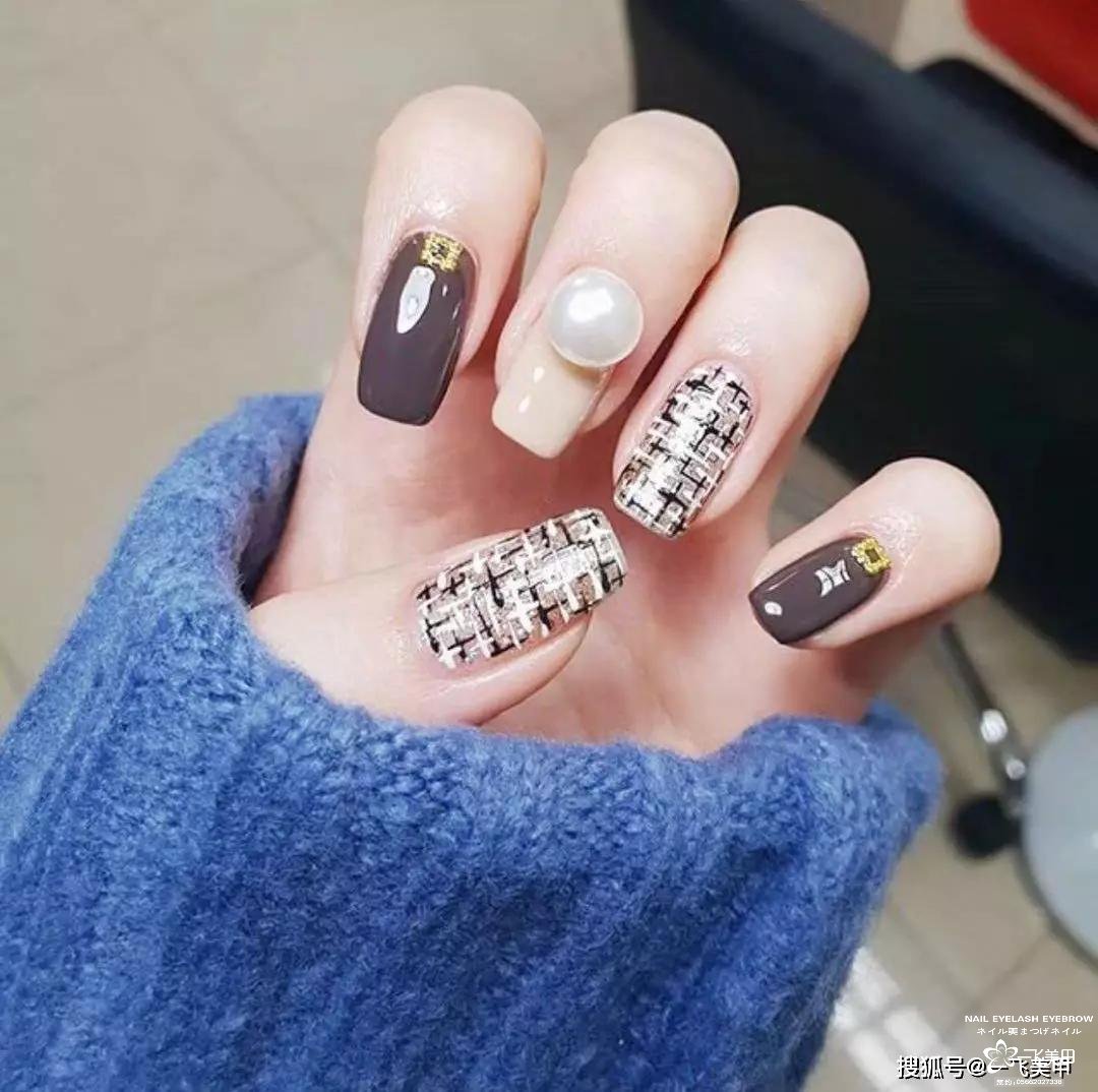 一眼識別的的小香風(fēng)美甲，優(yōu)雅有氣質(zhì)！