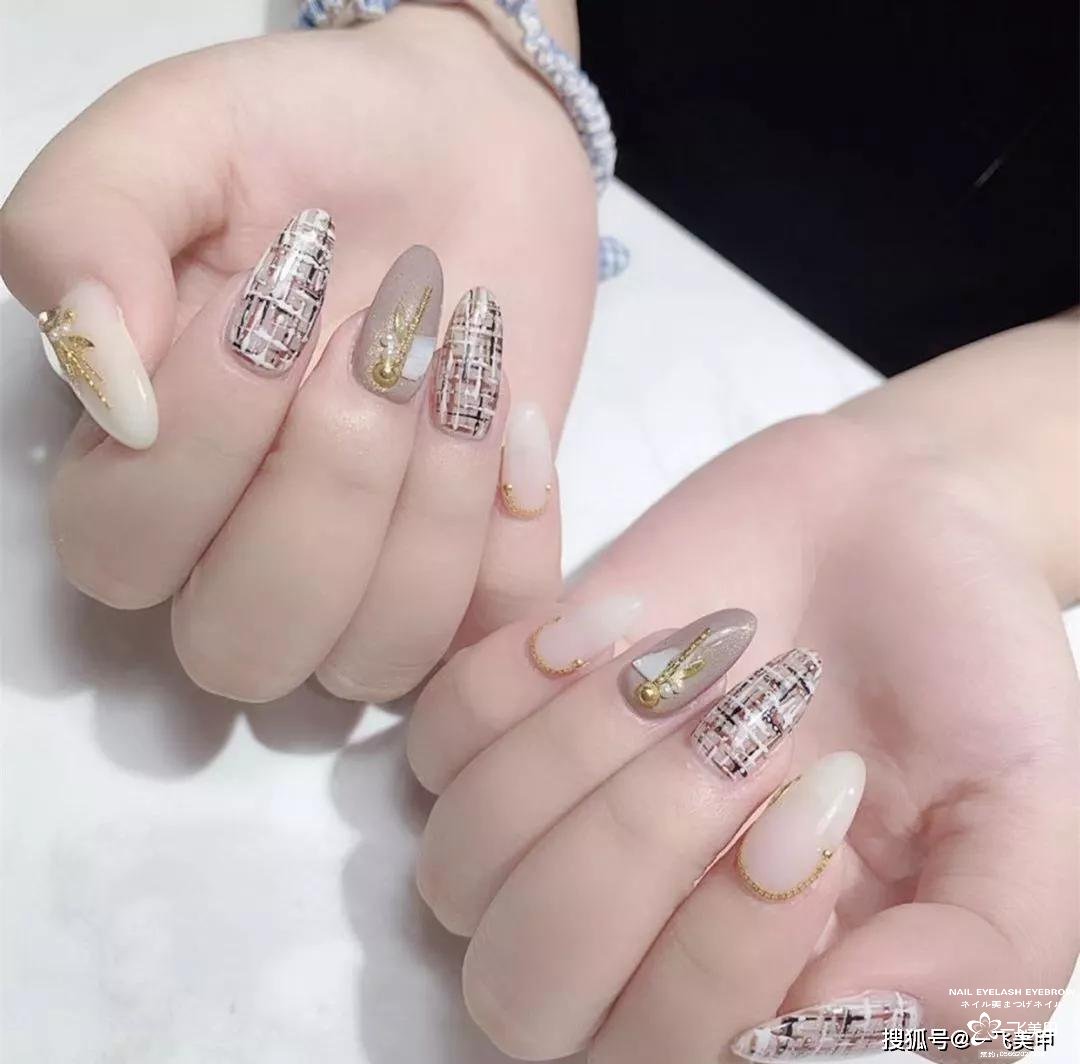 一眼識別的的小香風(fēng)美甲，優(yōu)雅有氣質(zhì)！