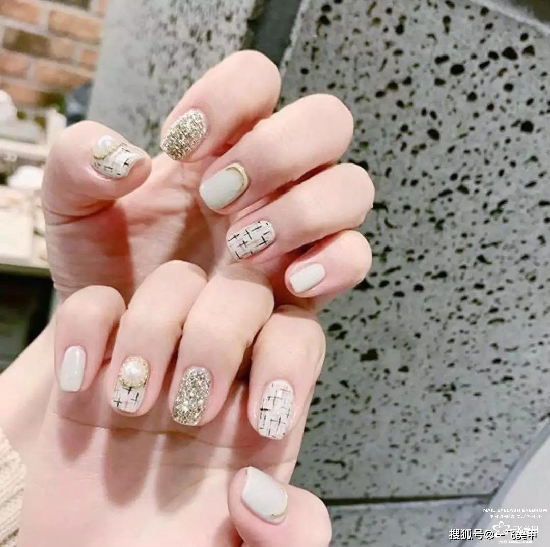 一眼識別的的小香風美甲，優(yōu)雅有氣質(zhì)！