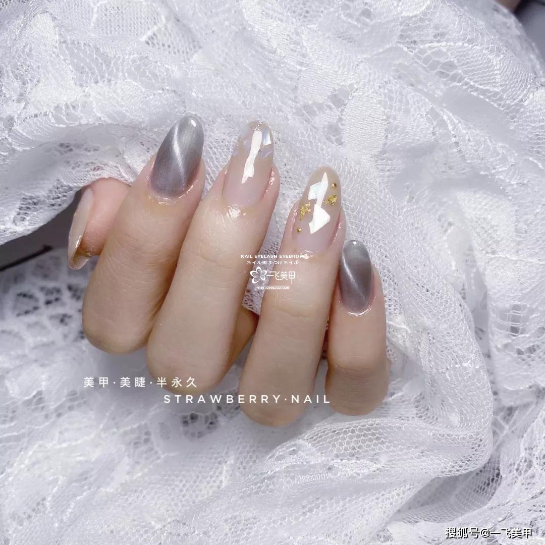 這些橢圓型美甲也太太太太顯手長(zhǎng)了吧