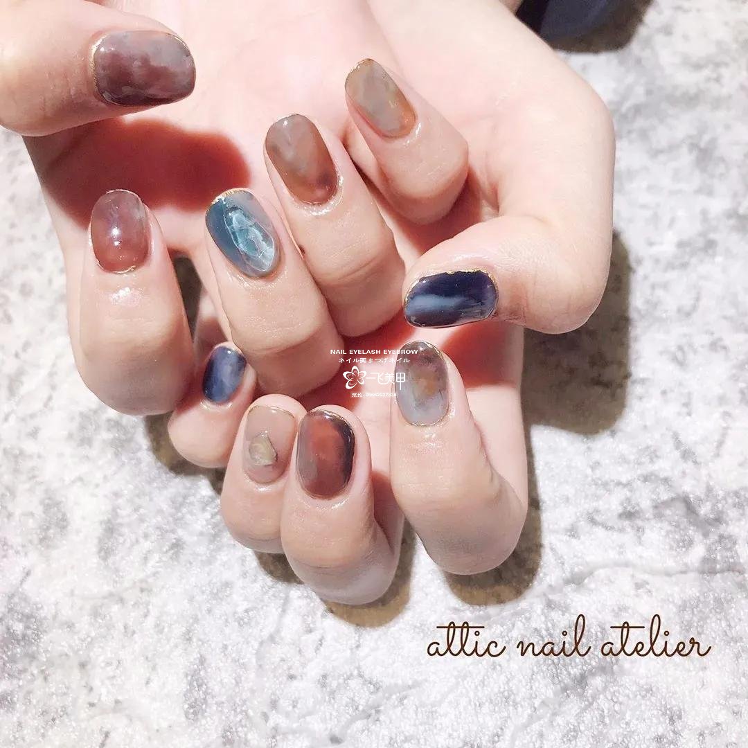 油畫風(fēng)美甲真的絕了！誰做誰美！