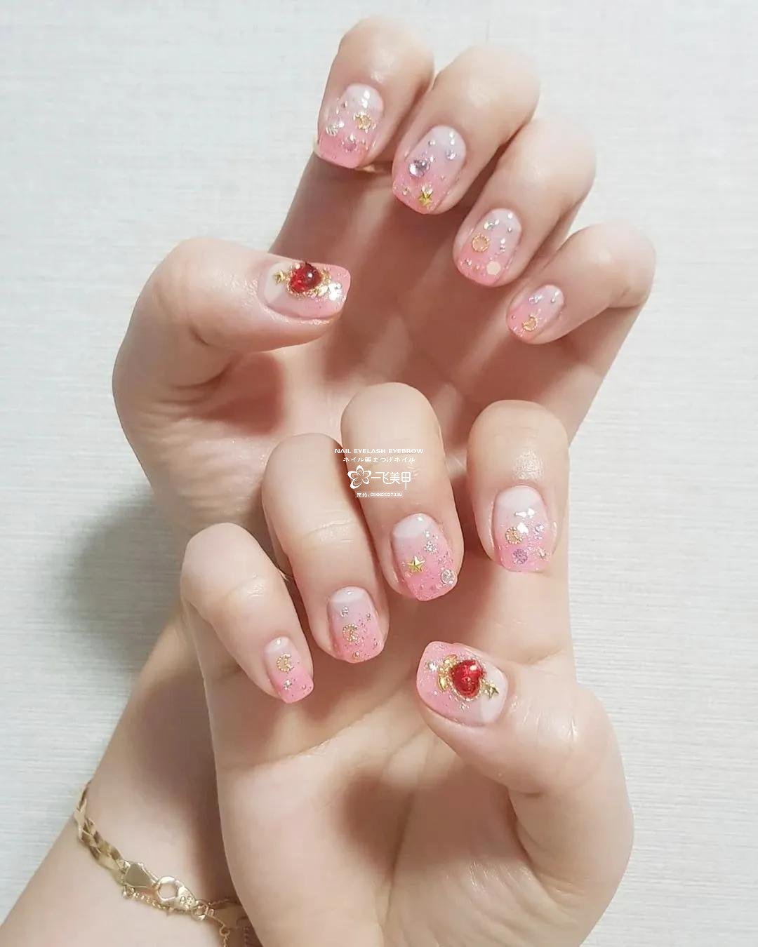 美少女戰(zhàn)士美甲，少女心炸裂了