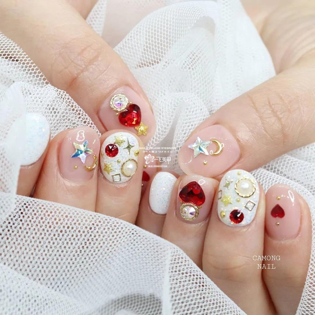 美少女戰(zhàn)士美甲，少女心炸裂了