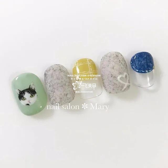 春季精選美美的日系美甲樣板