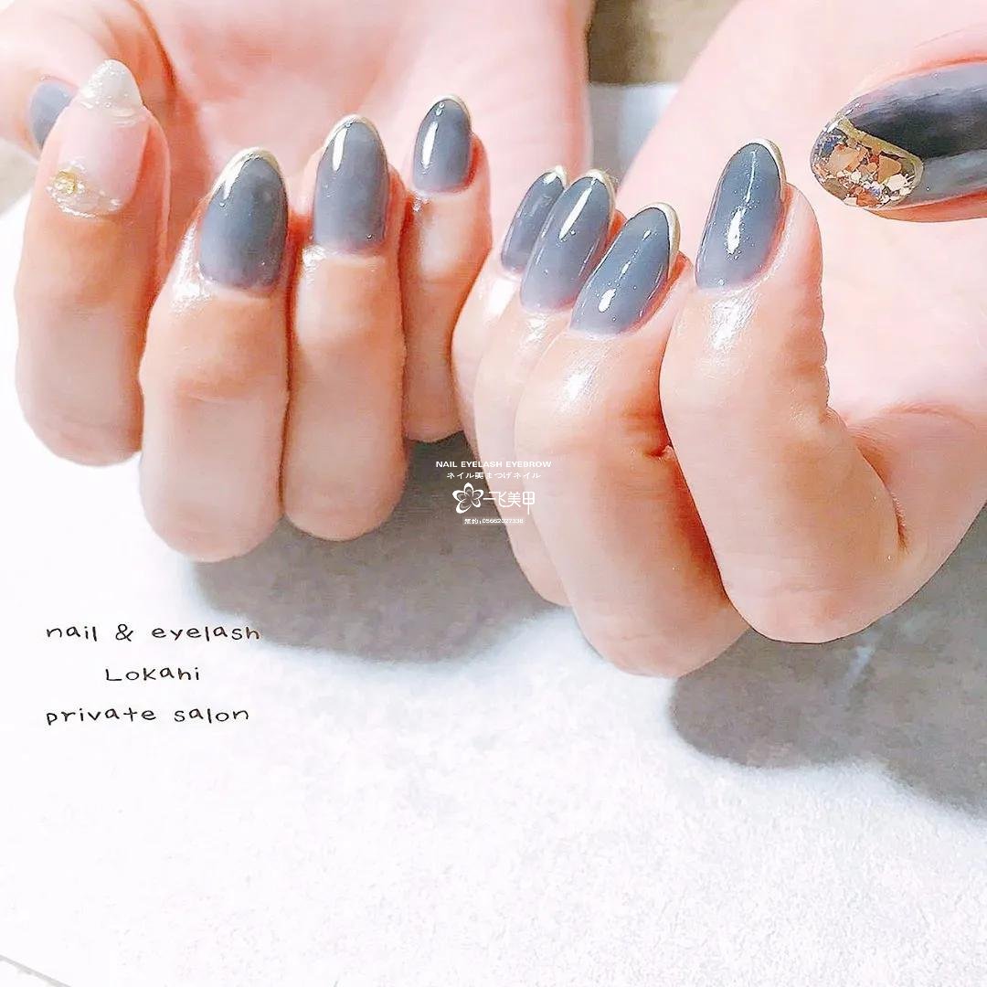 就讓這些半透明的美甲，陪你過美美的春天吧