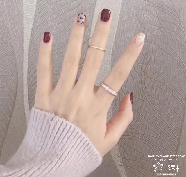 顯白又美艷，葡萄酒紅美甲真的是誰也抵擋不了！