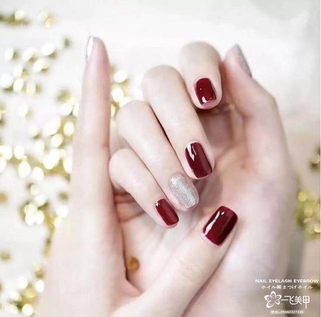顯白又美艷，葡萄酒紅美甲真的是誰也抵擋不了！