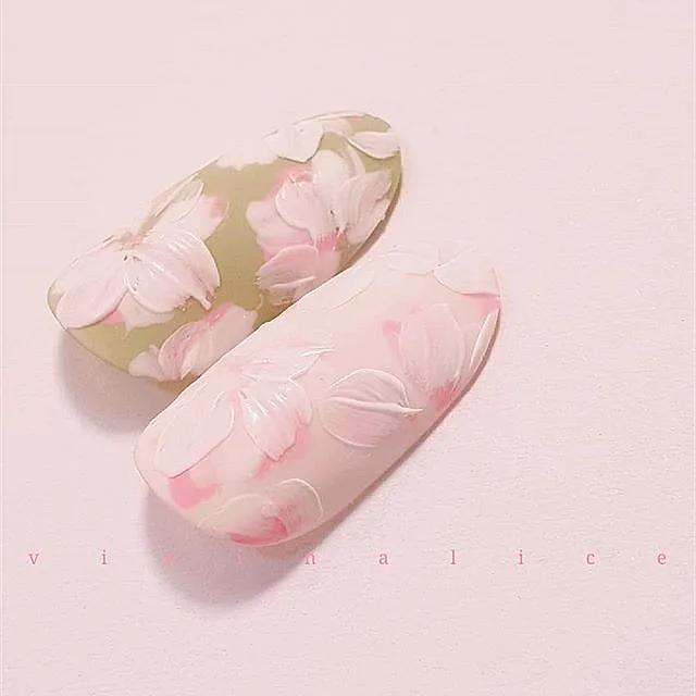 初春花卉美甲專場，海量款式讓你陶醉