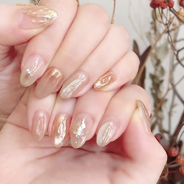 復(fù)古燙金美甲，美翻天了