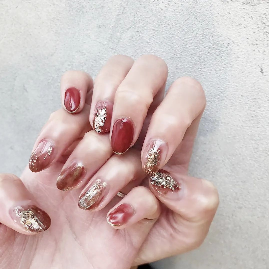 復(fù)古燙金美甲，美翻天了