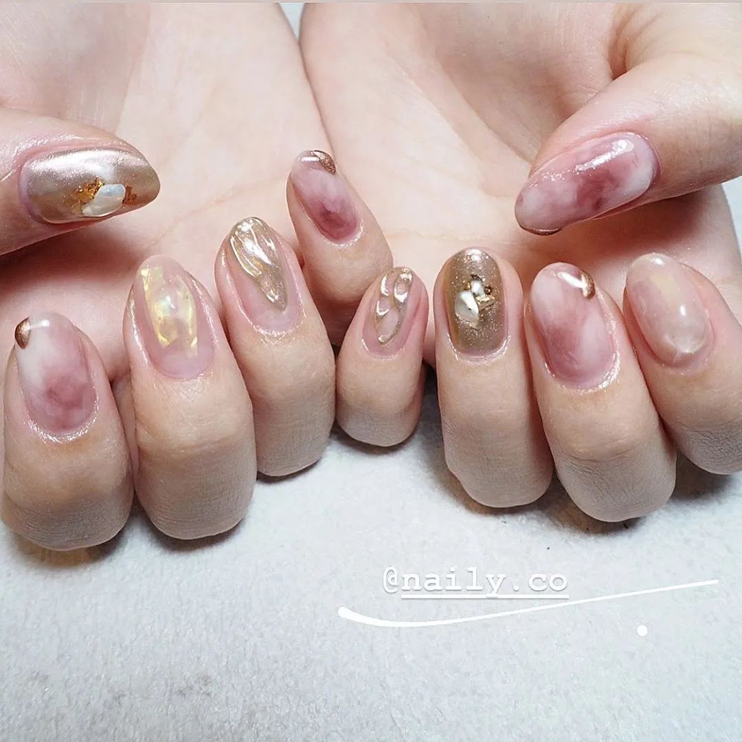 復(fù)古燙金美甲，美翻天了