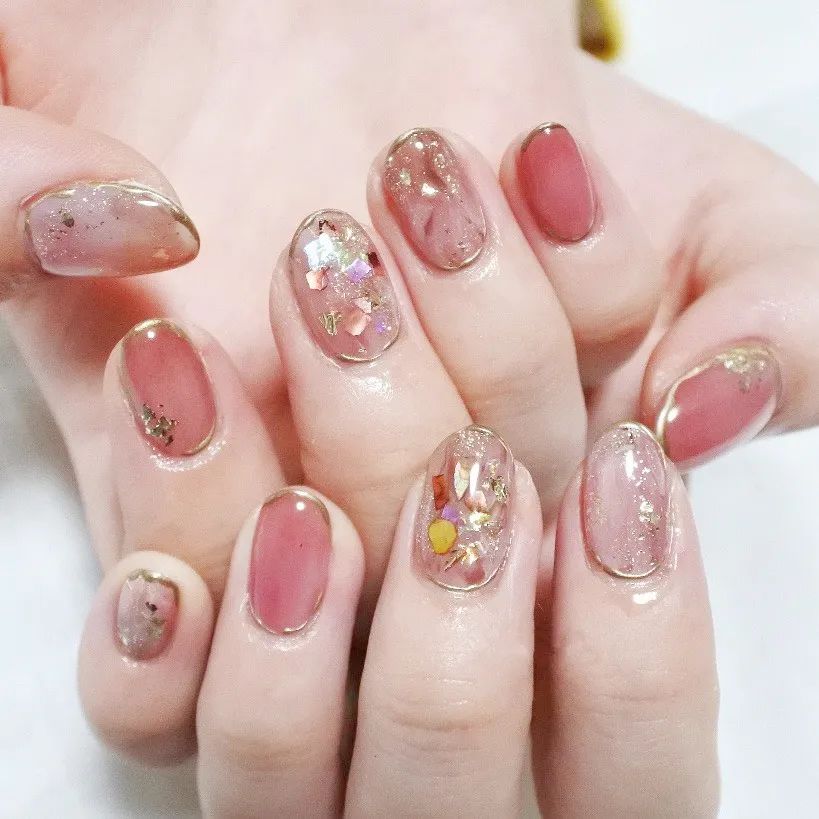 復(fù)古燙金美甲，美翻天了