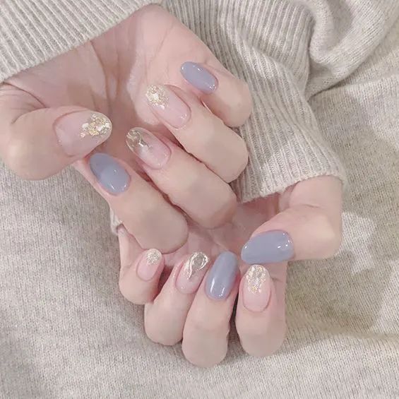 高級(jí)！這才是藍(lán)色美甲的正確打開方式