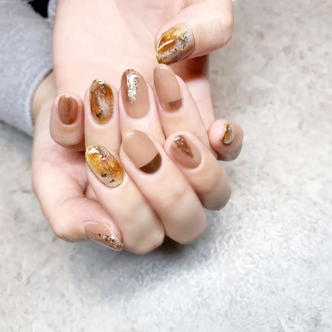 復(fù)古燙金美甲，美翻天了