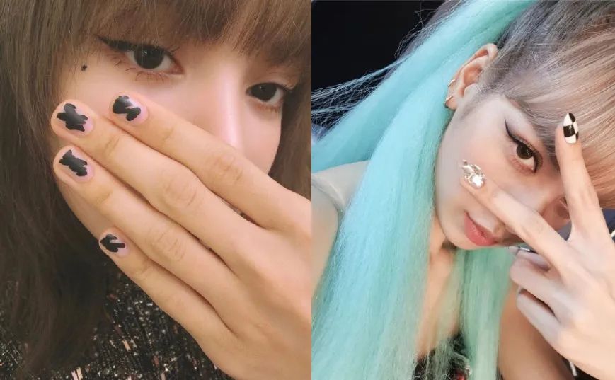 Lisa、宋妍霏……同款美甲，我都給你們扒出來了！
