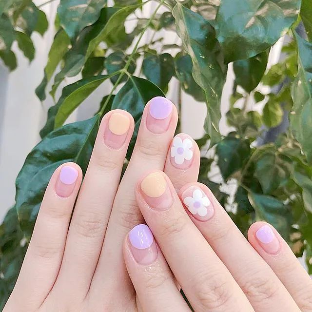適合夏天做的法式美甲，不要太美哦