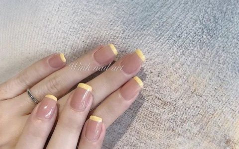 適合夏天做的法式美甲，不要太美哦