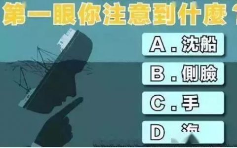 第一眼你注意到什么？測出你內(nèi)心最恐懼什么