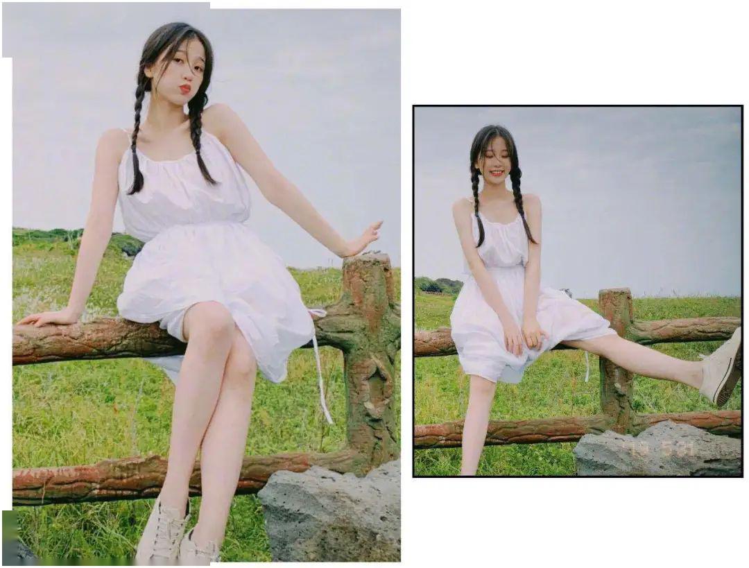 小美女虞書欣夏日穿搭小心機