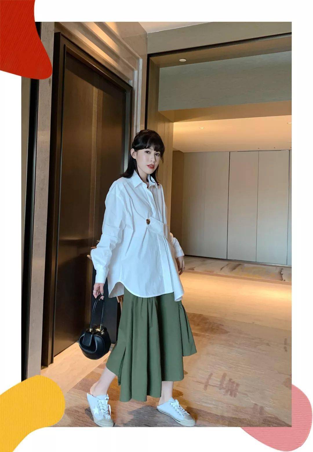 襯衫+半裙，“初戀風(fēng)”好看爆了?。?！