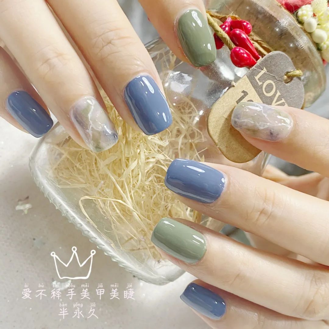 百看不厭的美甲，果然還是暈染啊！