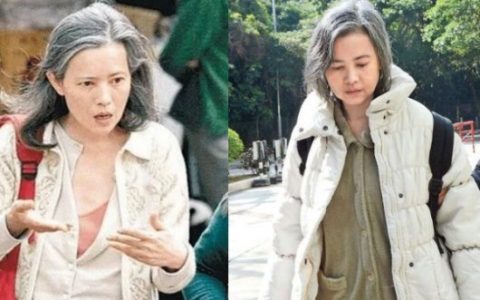 54歲藍潔瑛近照曝光，滿臉皺紋面容蒼老