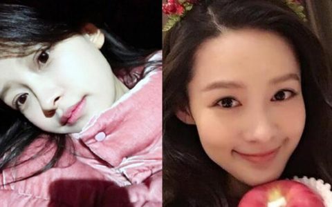 孫怡素顏似李沁，娛樂圈撞臉女星皮膚大PK