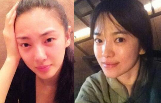 孫怡素顏似李沁，娛樂圈撞臉女星皮膚大PK