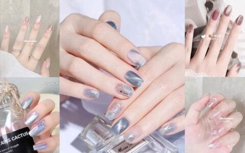 夢幻指甲彩繪「晶石貓眼」閃爍光暈，一出手就自帶美光燈