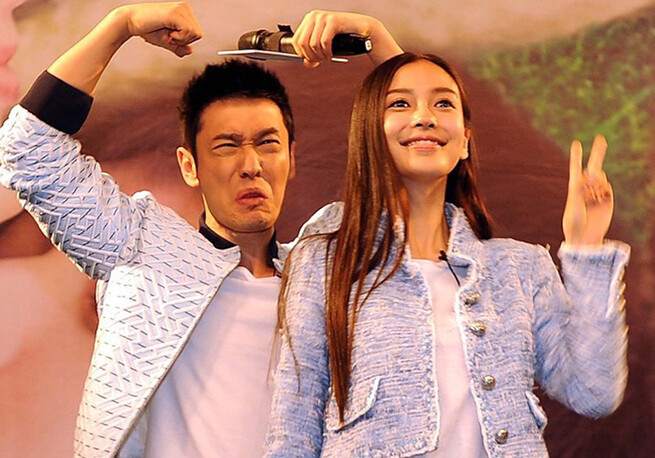 黃曉明探班，Angelababy：這對(duì)夫妻算是娛樂圈真愛嗎？