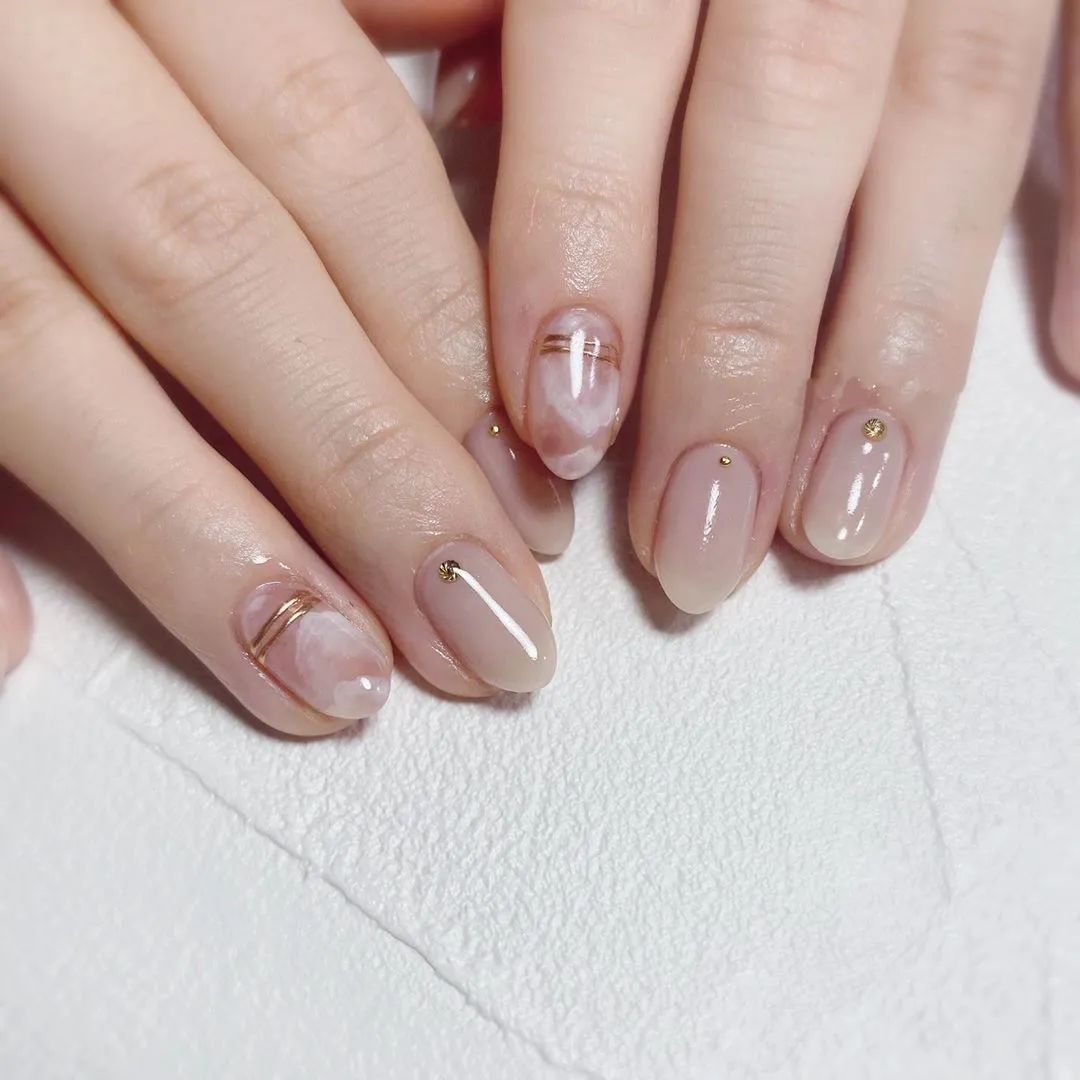 讓人心動(dòng)的溫柔日系美甲，太仙了
