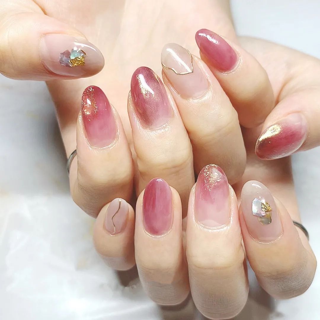 讓人心動(dòng)的溫柔日系美甲，太仙了