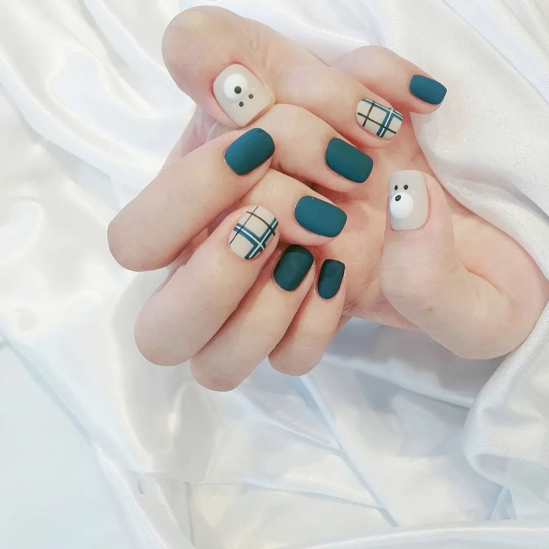 可愛(ài)的韓式小熊美甲！少女心滿滿