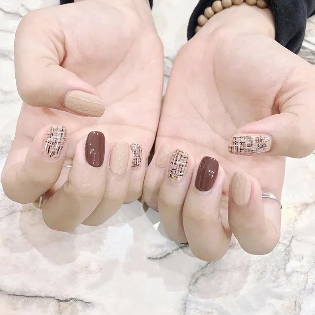 治愈系風(fēng)格美甲，也是最適合冬天的4款美甲！