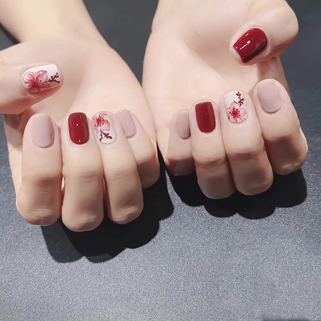 適合過年的80款紅色系美甲！旺運(yùn)又喜慶！