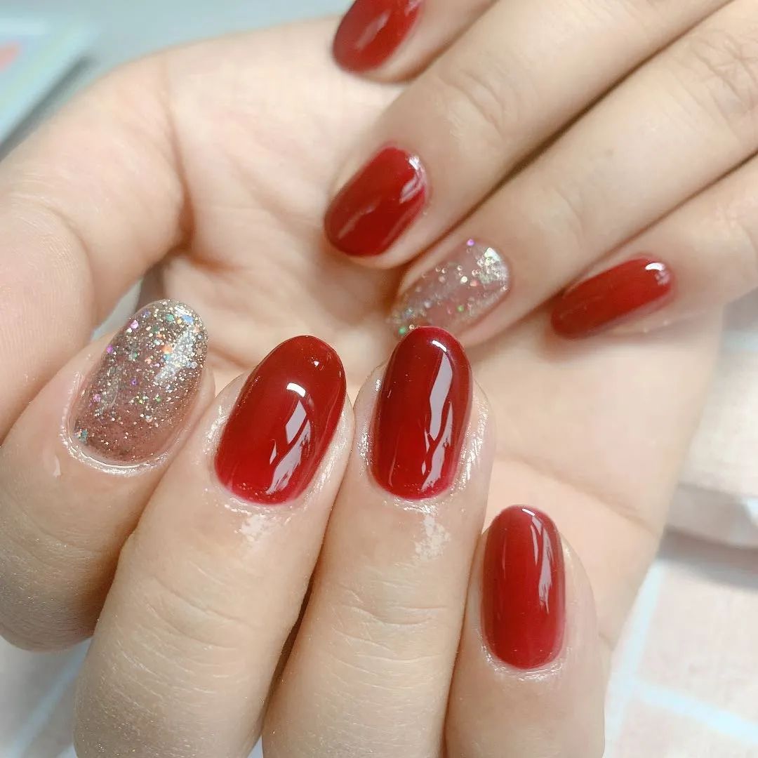 適合過年的80款紅色系美甲！旺運(yùn)又喜慶！