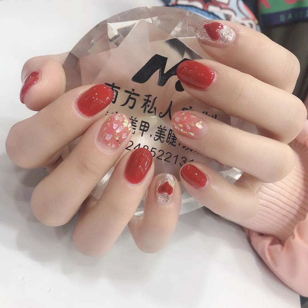 2021新年最適合短指甲的過年美甲來了！