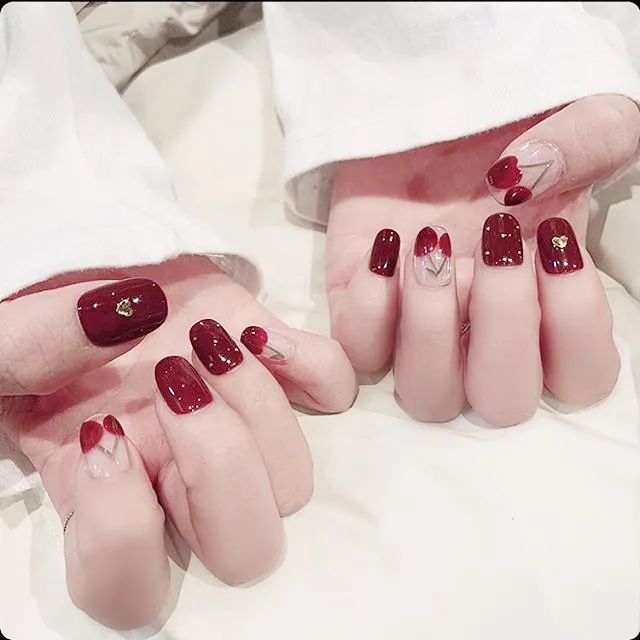 適合過年的80款紅色系美甲！旺運(yùn)又喜慶！