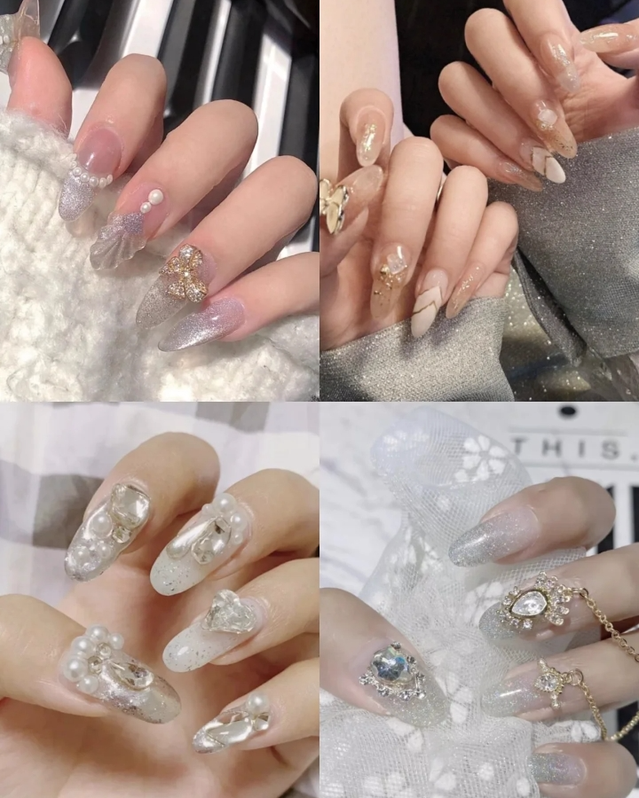 輕奢日式美甲，精致仙女必做的美甲款式