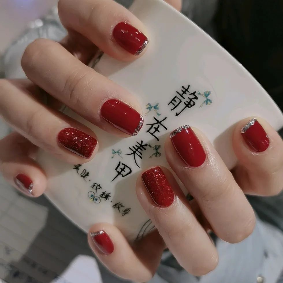 2021新年最后一波過年紅色美甲！再不做就來不及啦！