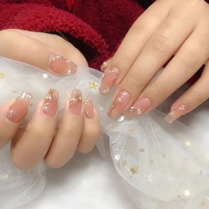 甜到心坎的美甲！最適合2021年春天的溫柔風(fēng)美甲